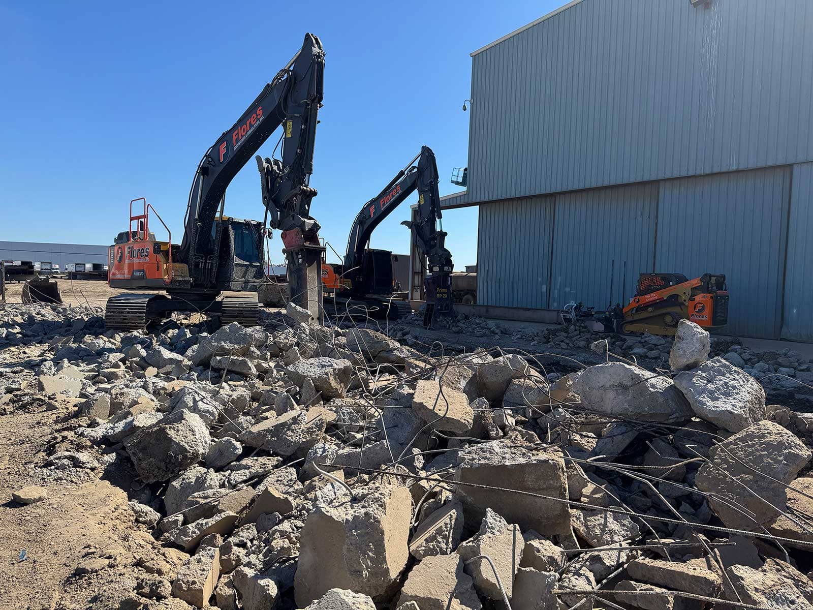 Concrete removal and site work serving Delhi, California