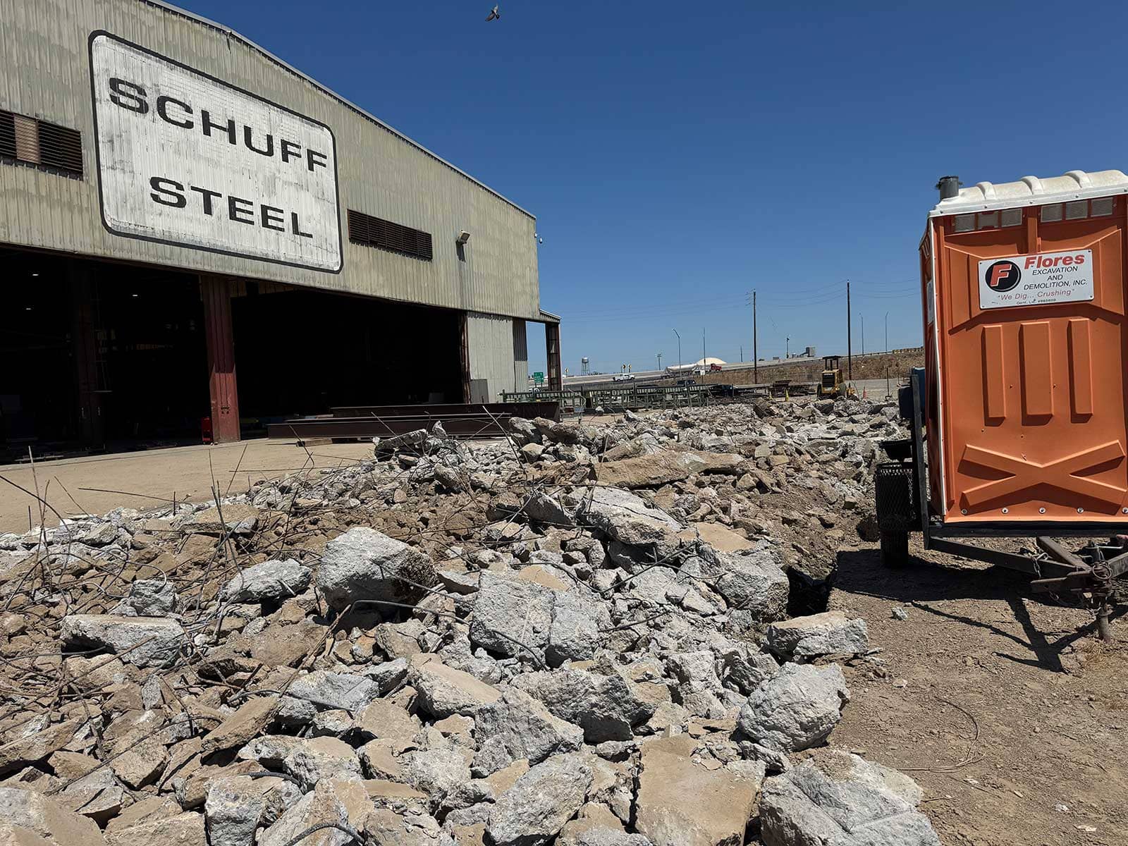 Concrete removal and site work serving Hilmar, California