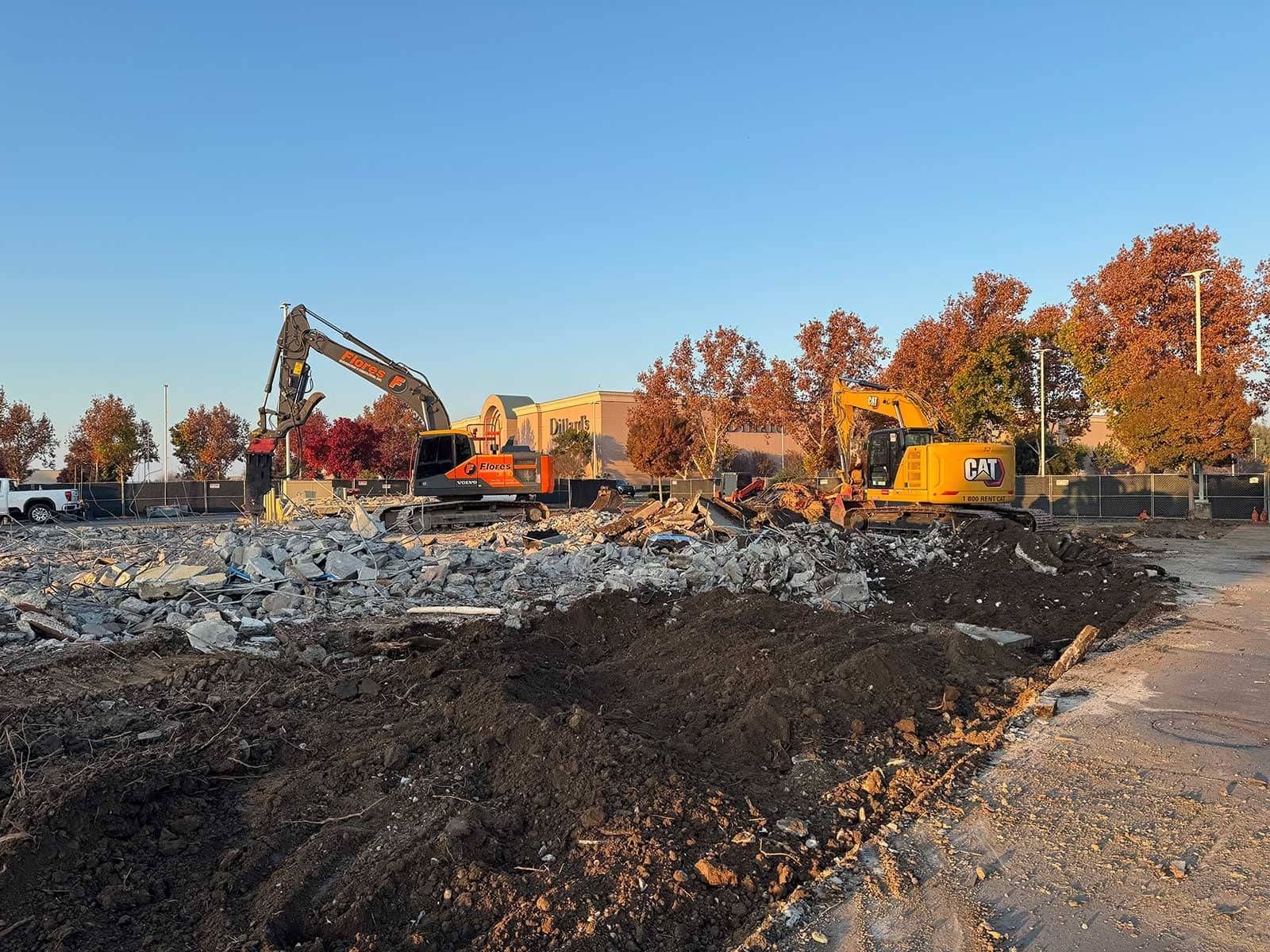 Concrete removal and site work serving La Grange, California