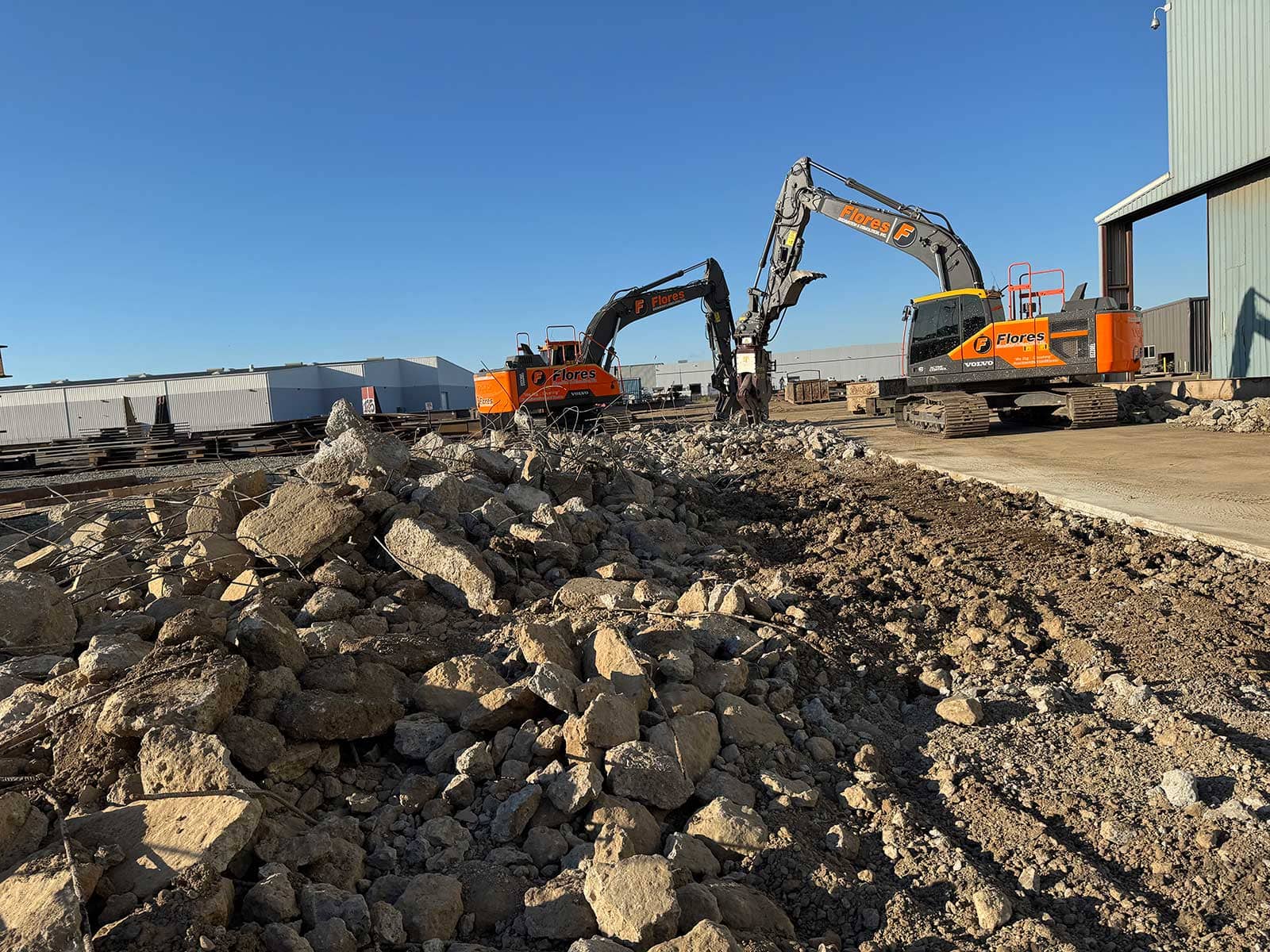 Concrete removal and site work serving Livingston, California