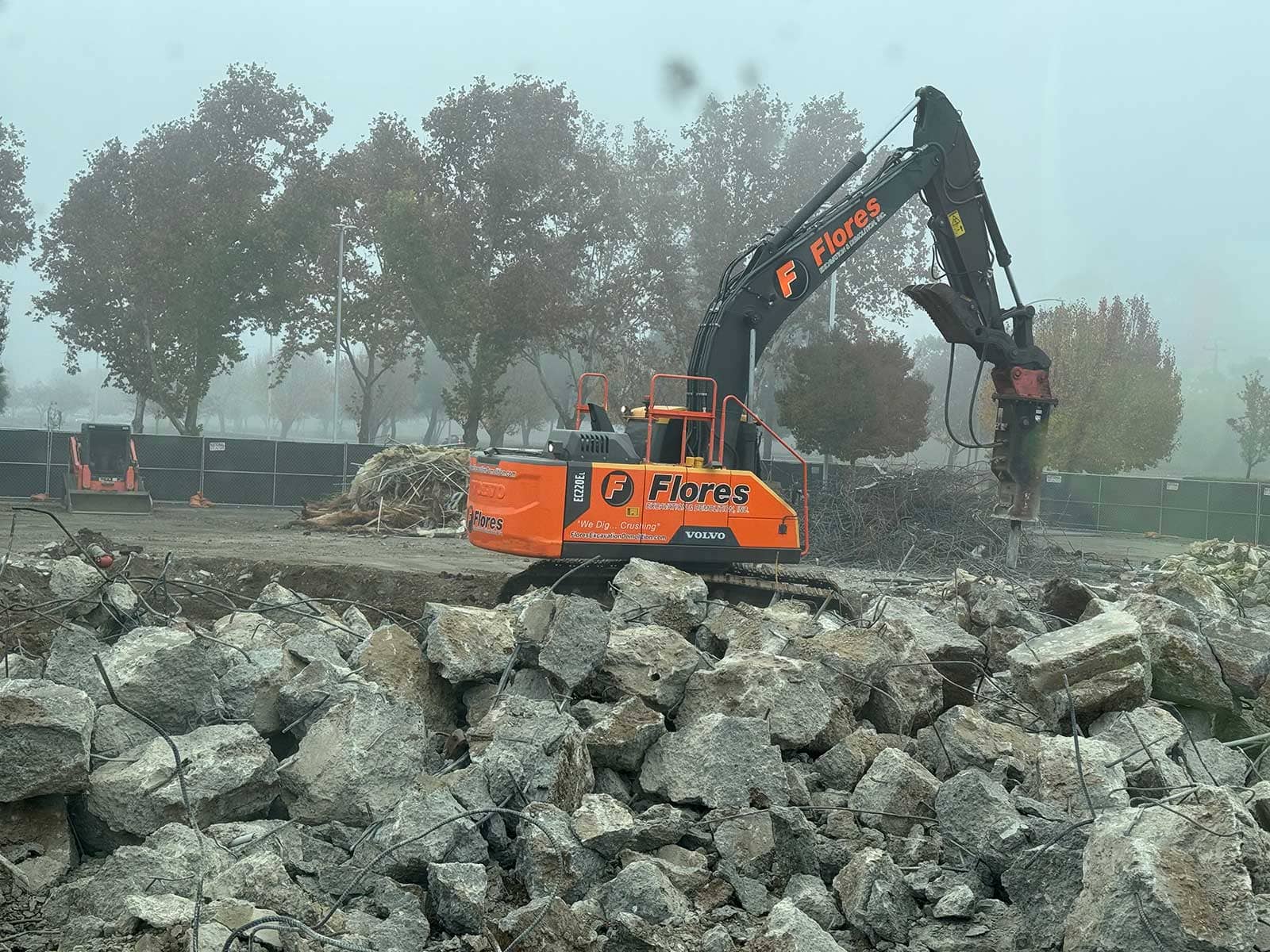 Concrete removal and site work serving Groveland, California