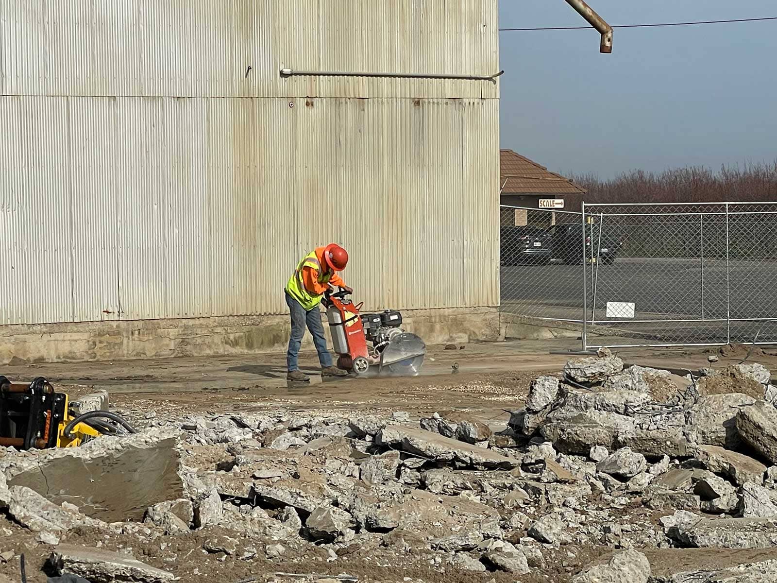 Concrete removal and site work serving Hughson, California