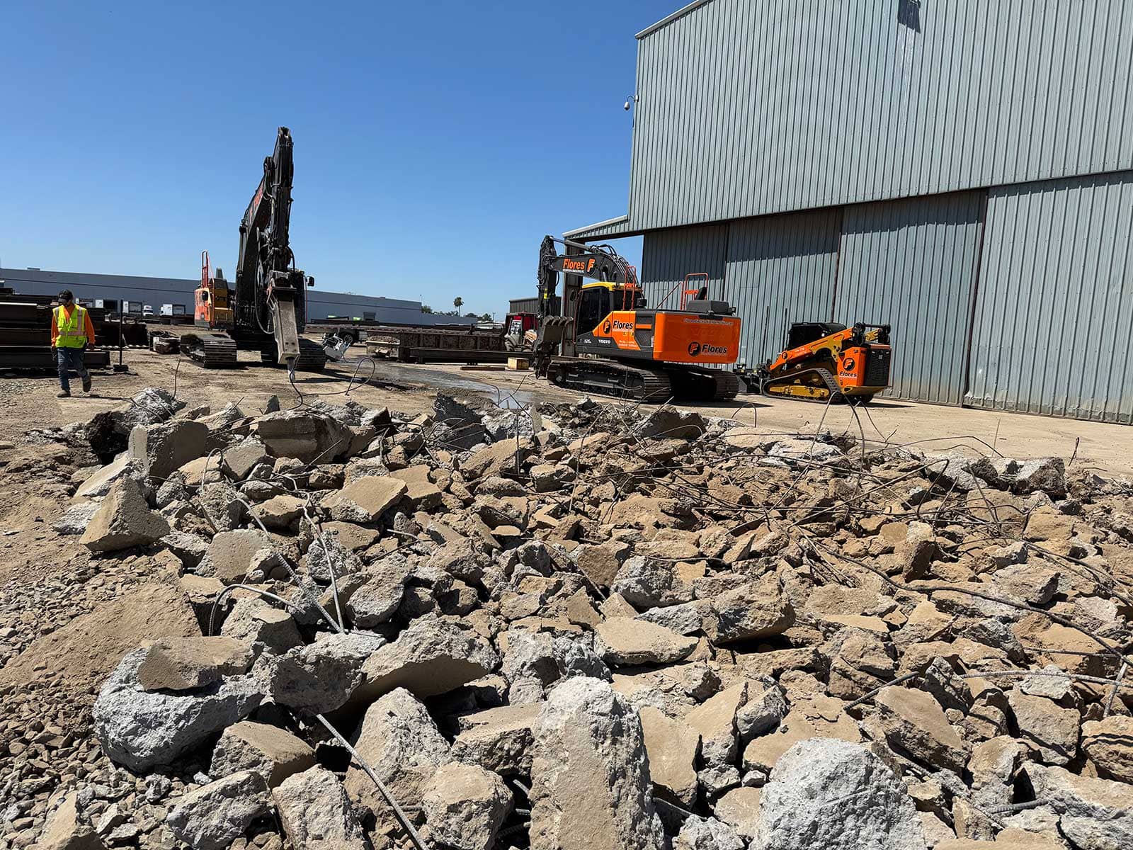 Concrete removal and site work serving Tracy, California