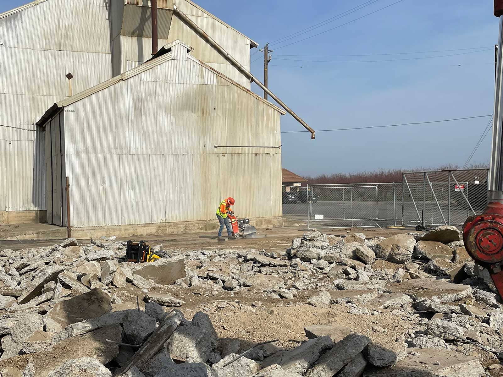 Concrete removal and site work serving Tuolumne, California