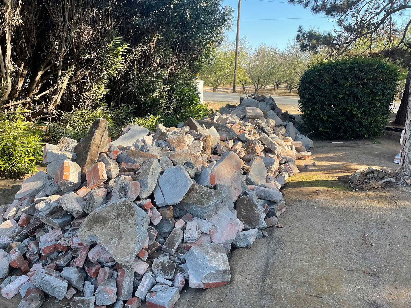 Concrete removal and site work serving Waterford, California